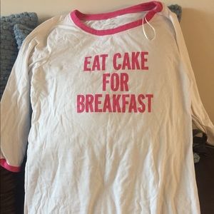 Gently Used Kate Spade Eat Cake For Breakfast PJ